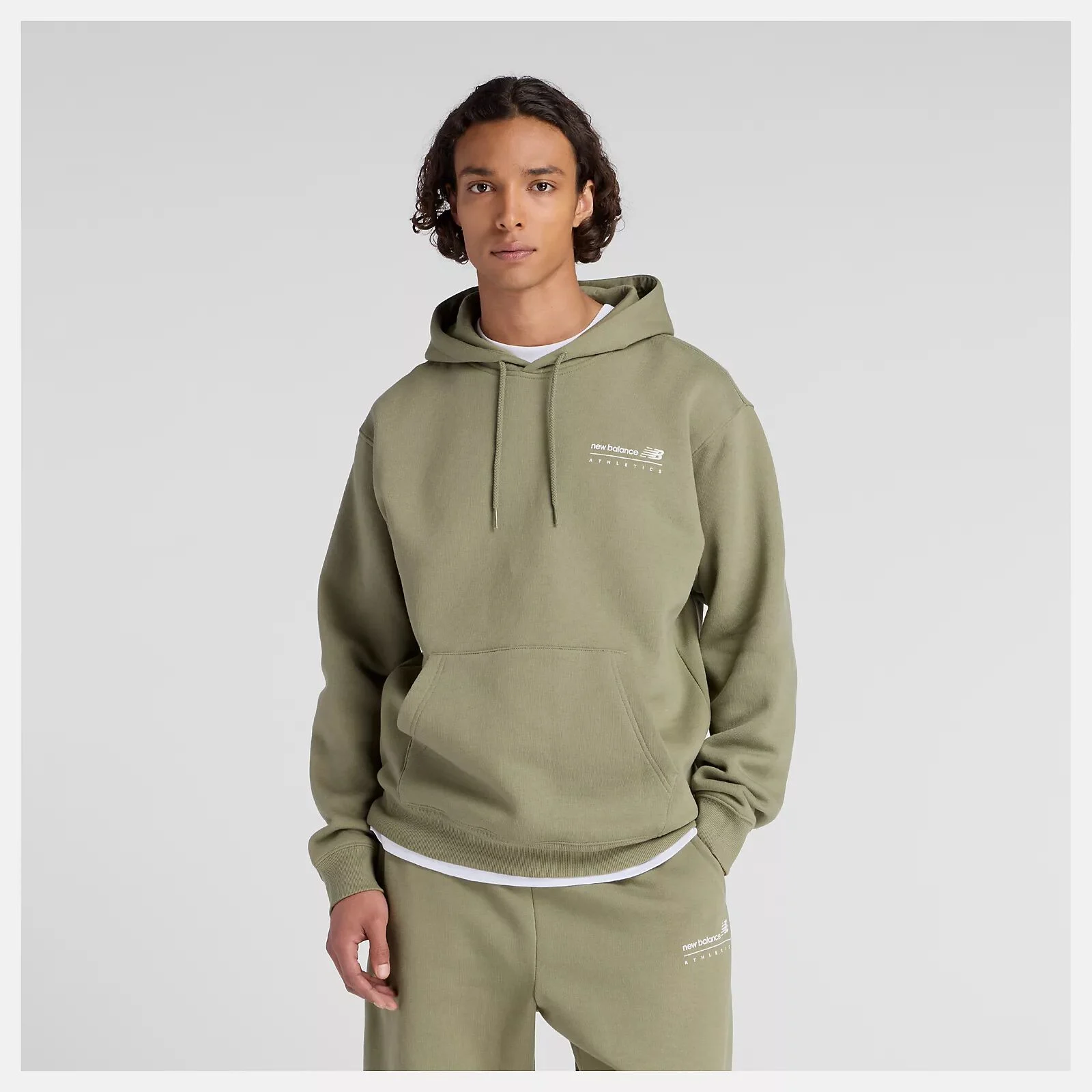 Linear Graphic Fleece Hoodie