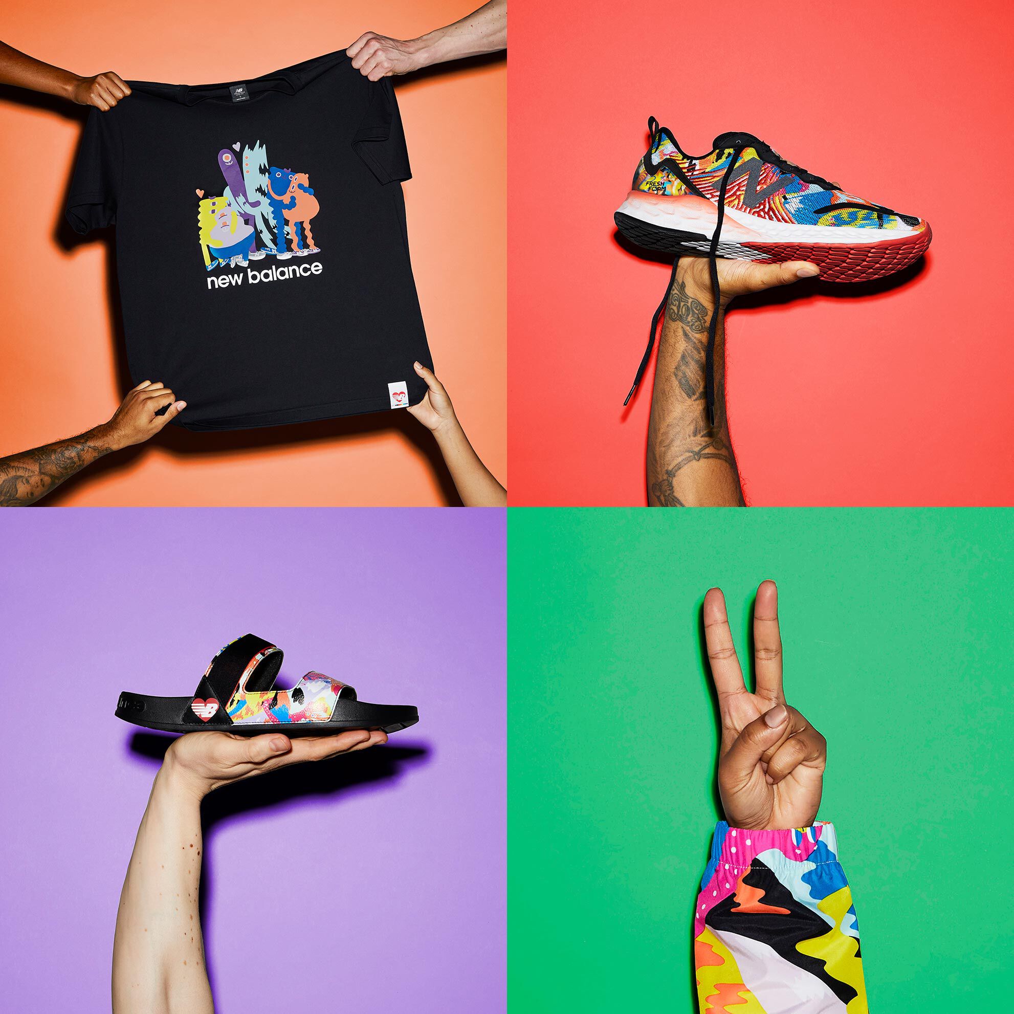 New balance 574 pride pack top