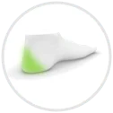 Largeur de talon moyenne